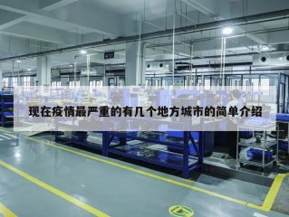 现在疫情最严重的有几个地方城市的简单介绍