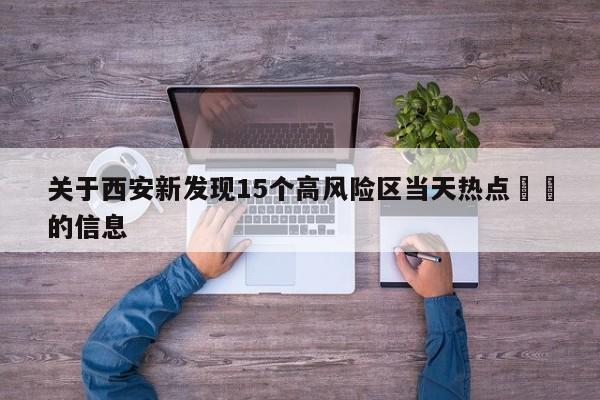 关于西安新发现15个高风险区当天热点㊙️的信息