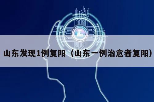 山东发现1例复阳(山东一例治愈者复阳)