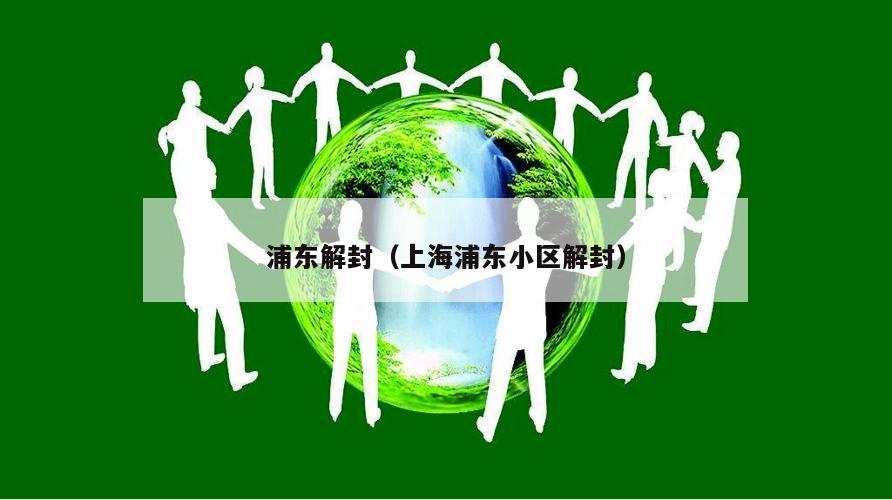 浦东解封(上海浦东小区解封)